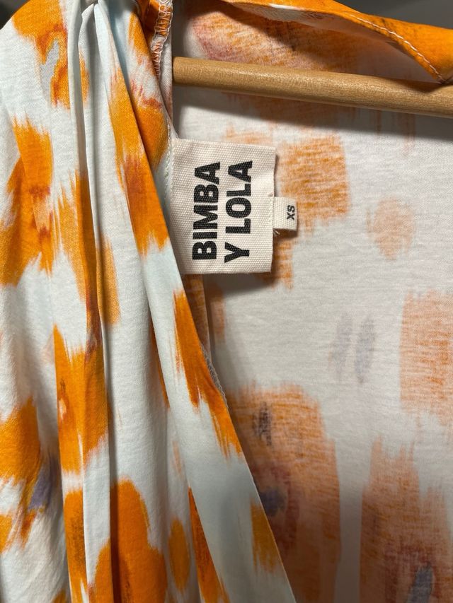 Vestido Bimba y Lola Escote Espalda Estampado