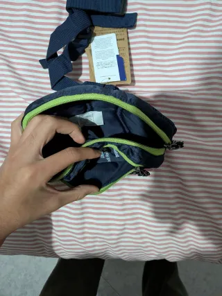 Riñonera Patagonia azul y verde