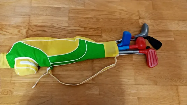 Bolsa de golf infantil con palos