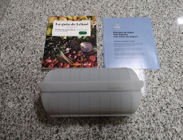 La guía de Lékué y estuche de vapor