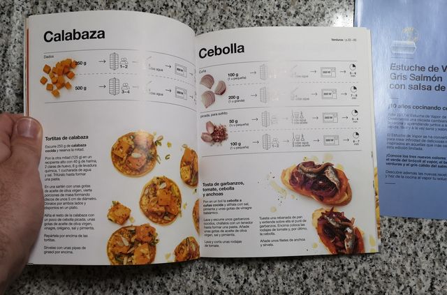 La guía de Lékué y estuche de vapor