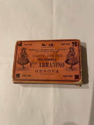 Carte da gioco Armanino Genova 1913