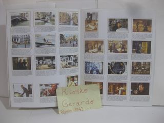 ALBUM DE CROMOS IMPRESOS MOONRAKER JAMES BOND 007