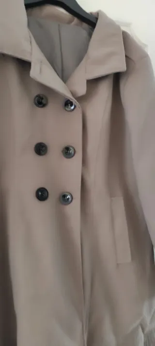 Cappotto invernale donna beige/grigio