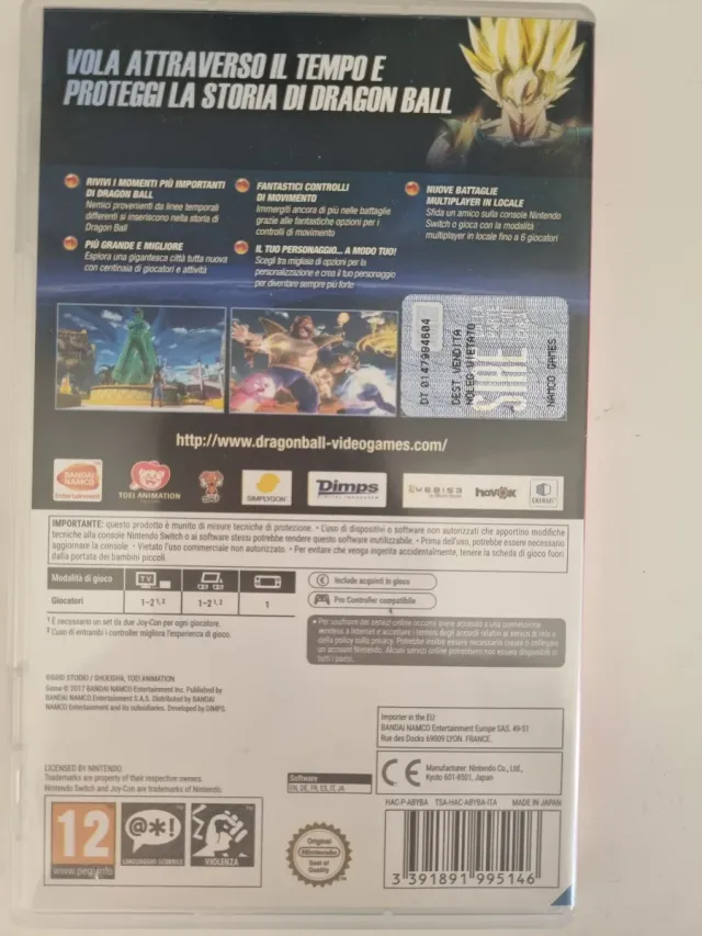 Dragon Ball Xenoverse 2 per Nintendo Switch