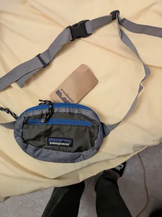 Riñonera Patagonia Gris y Azul