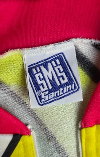 Maillot ciclismo vintage Santini talla S