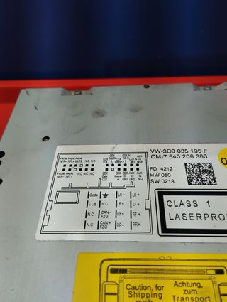 Pantalla Multifunción VW Scirocco