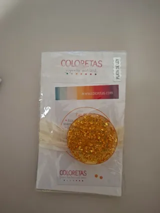 Pulsera Coloretas Chispas Dorada