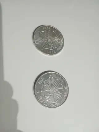 Monedas 100 ptas Plata