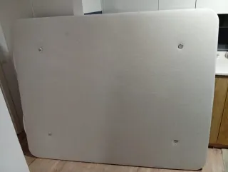 Tapa Canapé Tapizada 3D Blanco 150x190