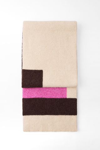 Maxi bufanda punto Zara