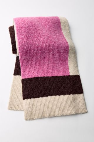 Maxi bufanda punto Zara