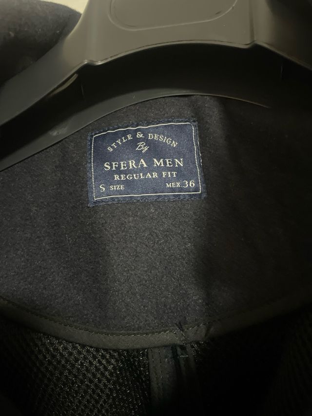 Abrigo Sfera Men Azul marino con Capucha