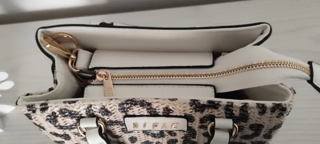 Borsa Rifle Beige/Nero Nuova