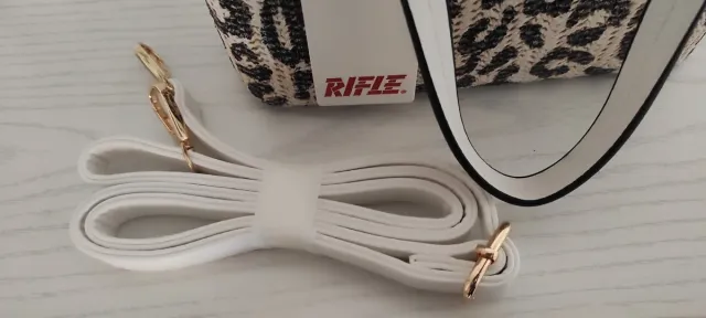 Borsa Rifle Beige/Nero Nuova