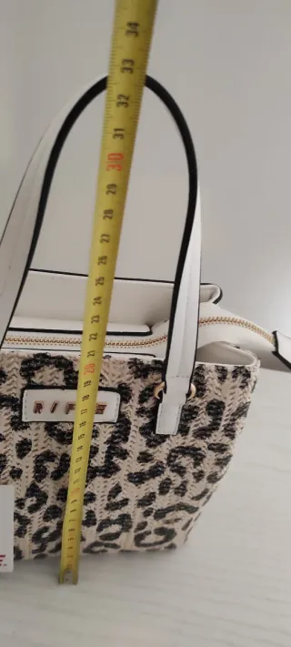 Borsa Rifle Beige/Nero Nuova