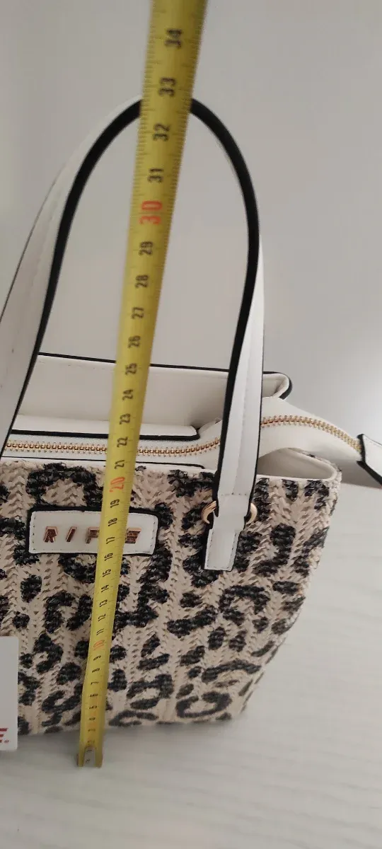 Borsa Rifle Beige/Nero Nuova