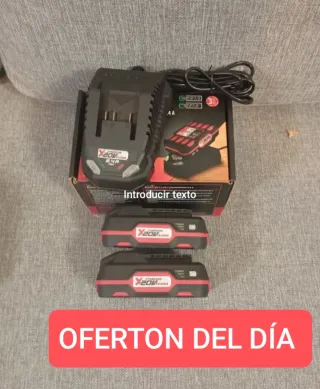 Parkside Cargador y 2 Baterías 20V OFERTON del dia