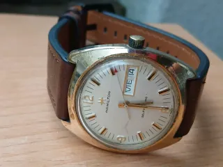 Hamilton Automático Marrón/Dorado