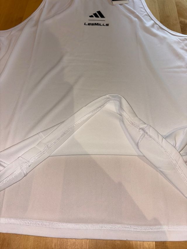 Camiseta tirantes Adidas Training blanca