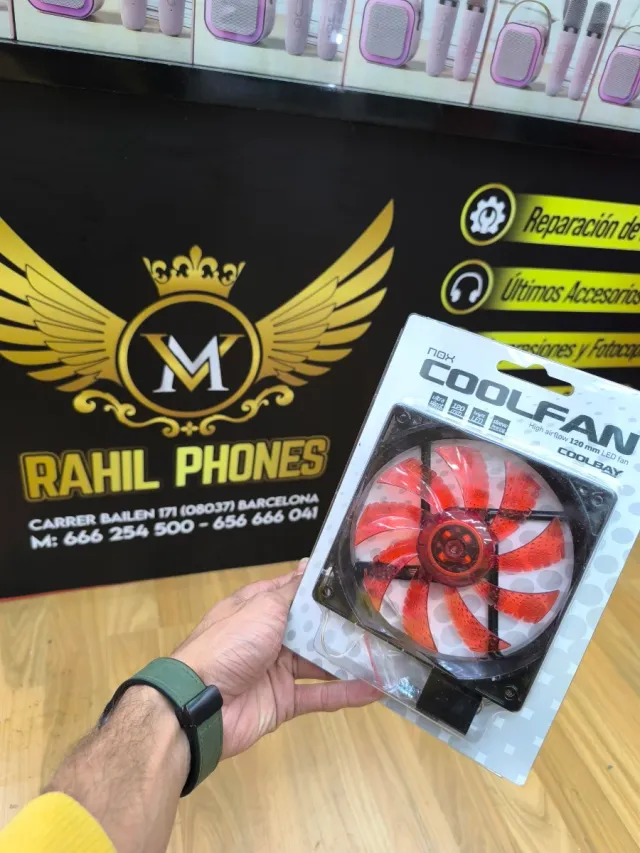 Ventilatore PC COOLBAY da 120mm con illuminazione LED