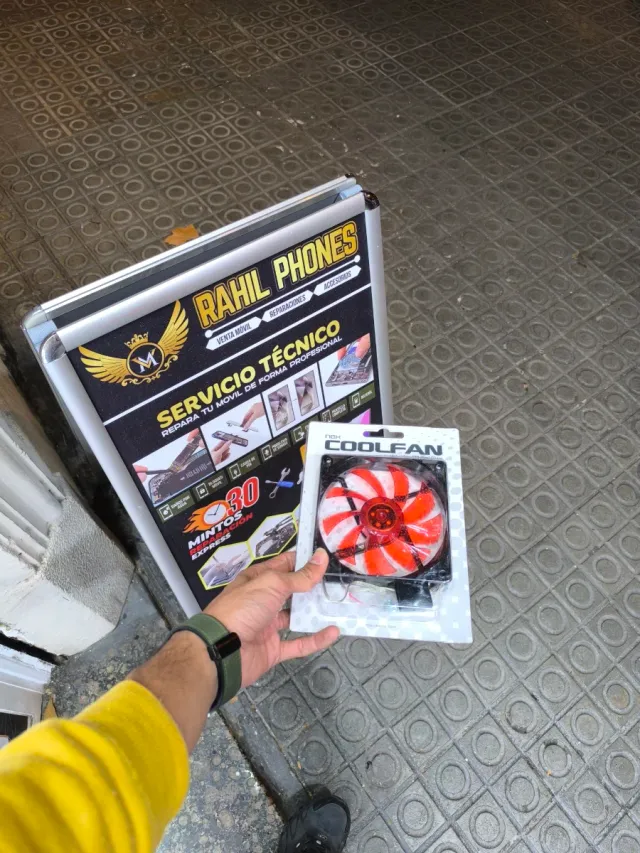 Ventilatore PC COOLBAY da 120mm con illuminazione LED