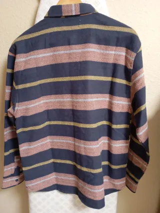 Camisa Zara Talla M Rayas Invierno