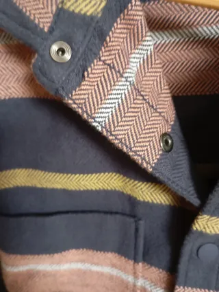 Camisa Zara Talla M Rayas Invierno