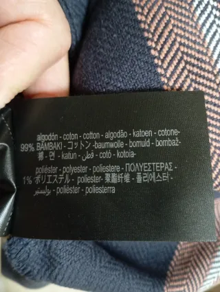 Camisa Zara Talla M Rayas Invierno