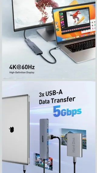 Hub USB-C BENFEI 7 en 1