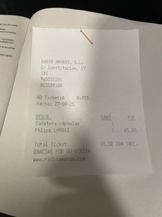 Cafetera L'OR Barista Philips