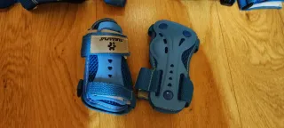 Kit Patinaje Infantil Azul y Naranja