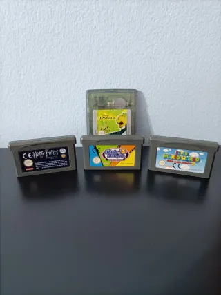 Consola Game Boy Advance Blanca + Juegos