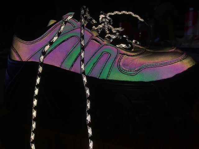 Zapatillas Bershka Plataforma Reflectantes