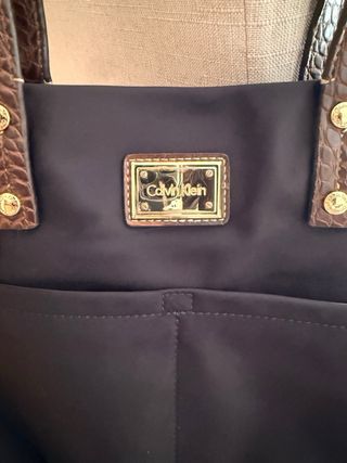 Bolso Tote Negro Calvin Klein