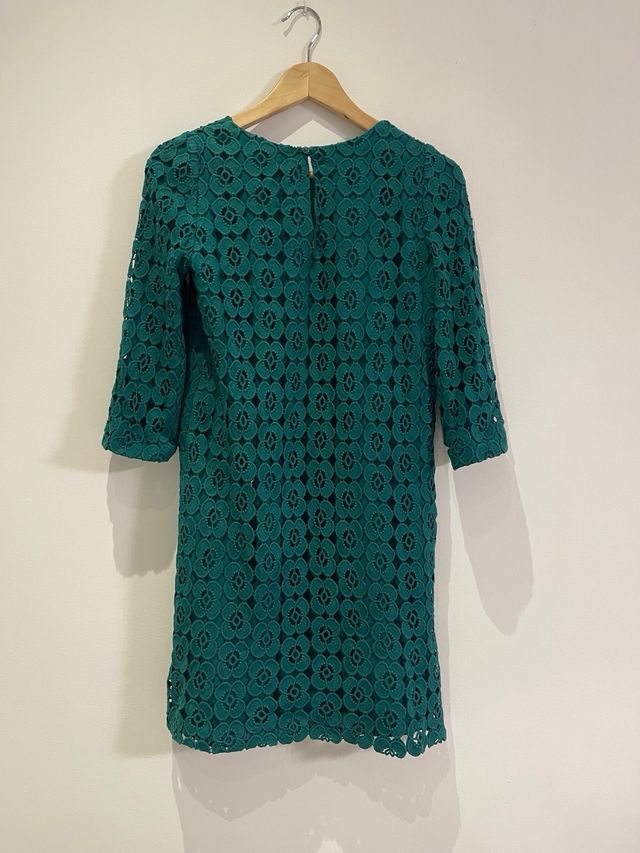 Vestido Pedro del Hierro verde calado