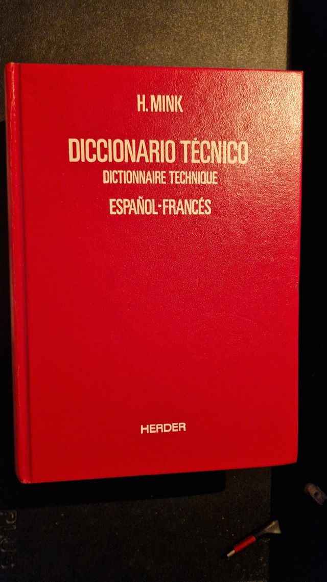 Diccionario técnico H. MINK español-francés