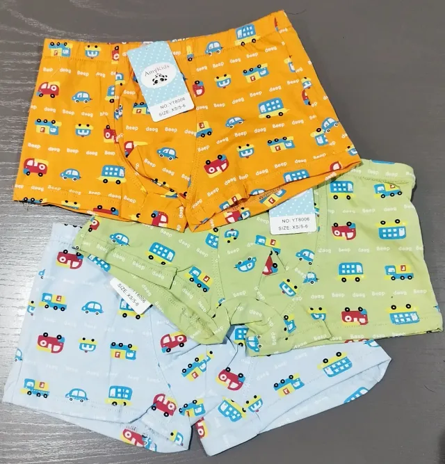 Lote 3 boxers niño AmyKids Talla 5-6