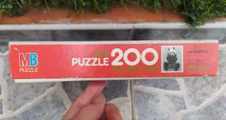 Puzzle MB 200 Osos Panda