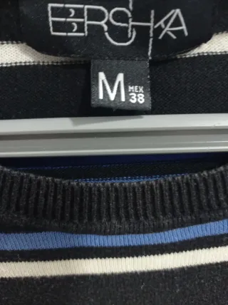 Jersey rayas Bershka hombre talla M