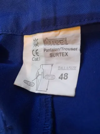 Pantalón de trabajo azul