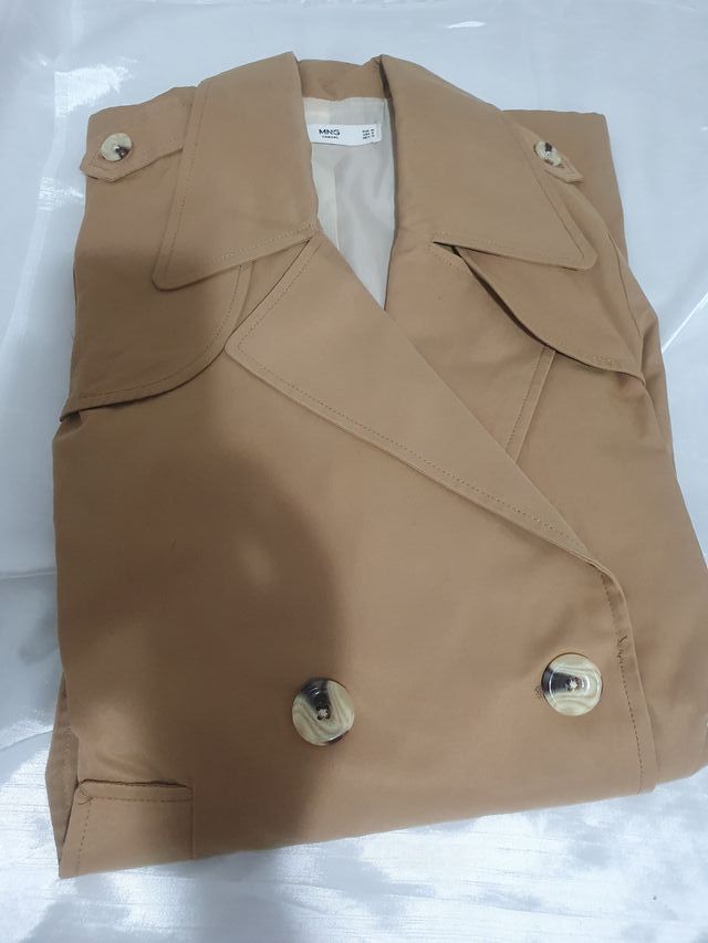 Gabardina MANGO Beige