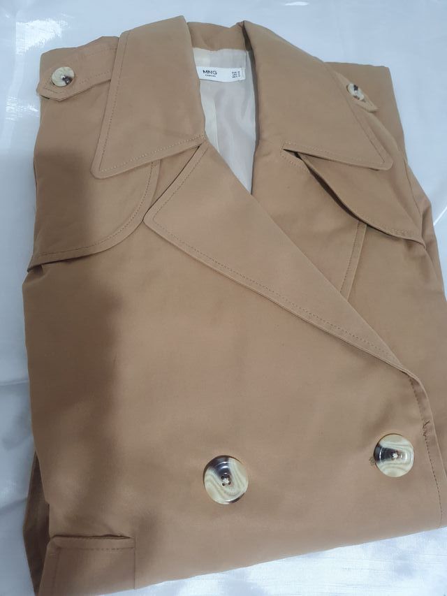 Gabardina MANGO Beige