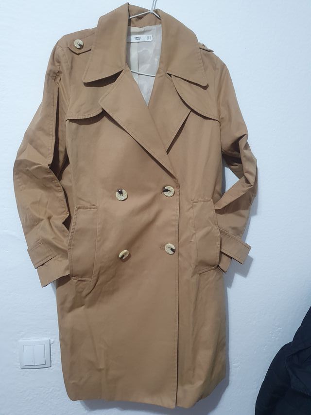 Gabardina MANGO Beige