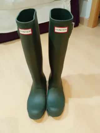 Botas Hunter Talla 37 Verde Oliva