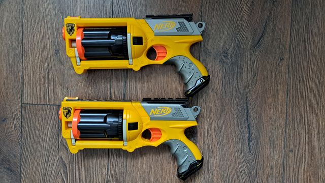 2 Pistolas Nerf Amarillas