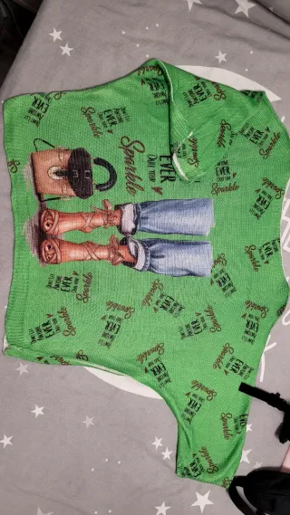 Jersey verde mujer talla L