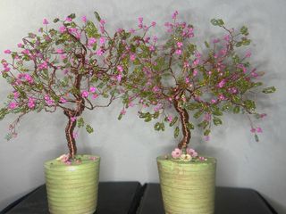 Árbol decorativo de cuentas