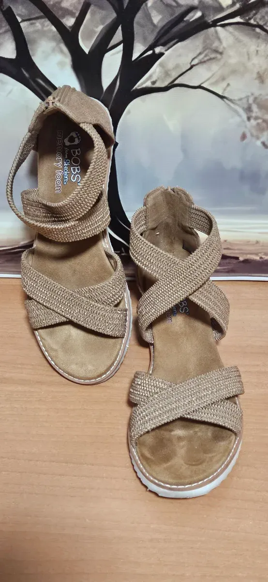 Sandalias Beige